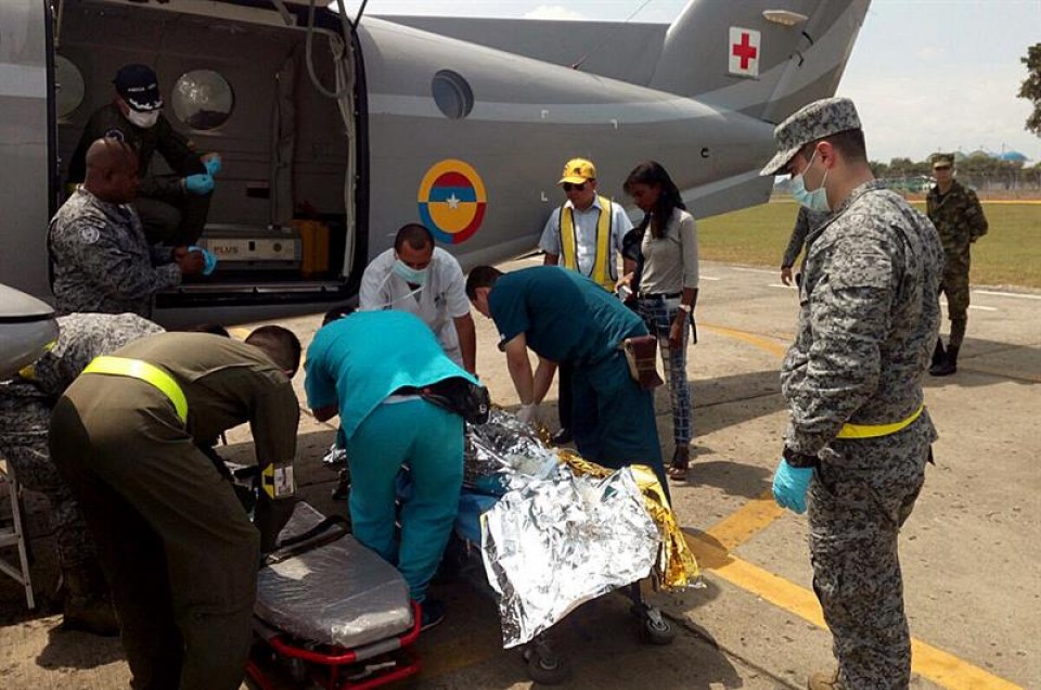 Cinco muertos en un accidente de avión en Colombia. Foto: EFE