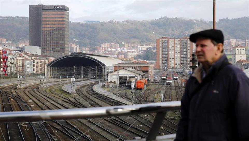 Estación de Abando en Bilbao.