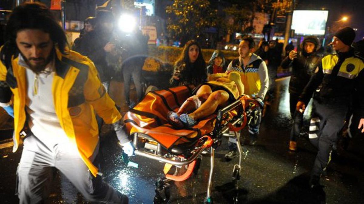 Ataque terrorista en Estambul. Foto: EFE