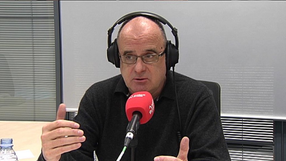 Joseba Egibar, Radio Euskadiko tertulian. Argazkia: EiTB