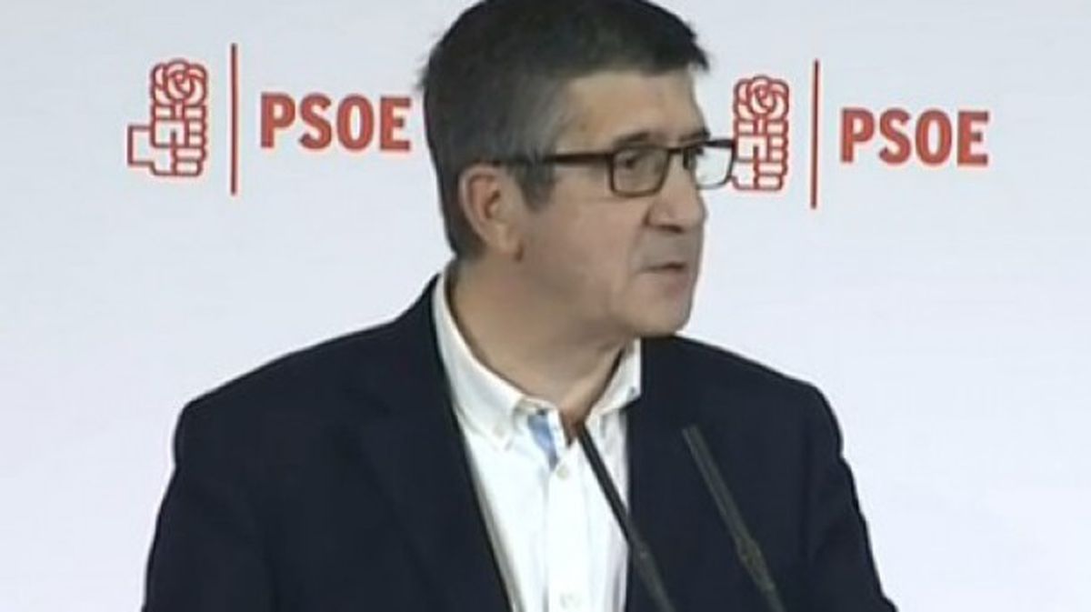Patxi López, en la presentación de su candidatura a las primarias del PSOE.
