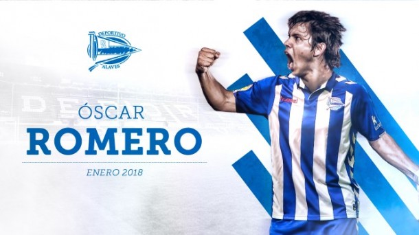 Óscar Romero. Foto: Deportivo Alavés
