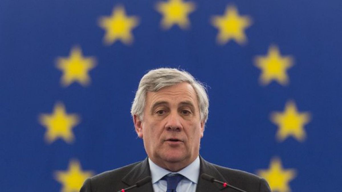 Antonio Tajani, nuevo presidente de la Eurocámara. Foto: EFE