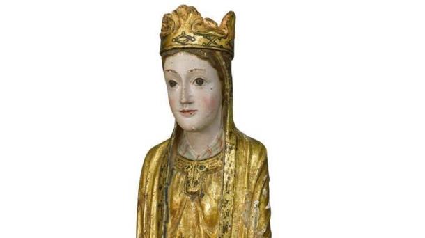 La imagen de la Virgen de Salinas fue adquirida por la colección Mina Merrill Prindle
