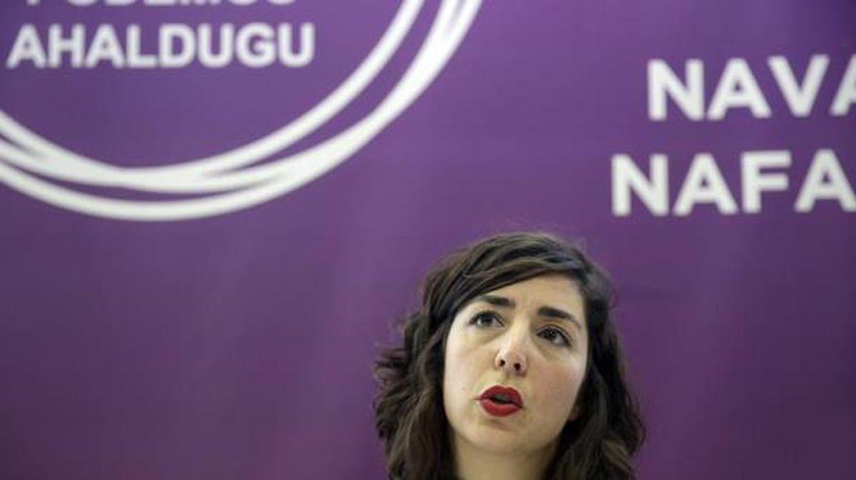 Laura Pérez, secretaria general de Podemos Navarra. Foto EFE