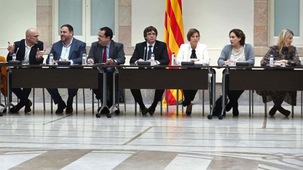 Reunión Generalitat. Foto: EFE