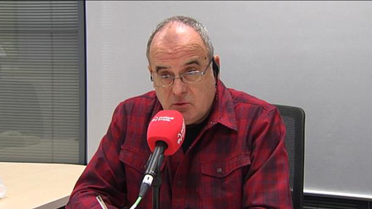 Joseba Egibar EAJren bozeramailea Legebiltzarrean, Radio Euskadiko tertulian. EiTB