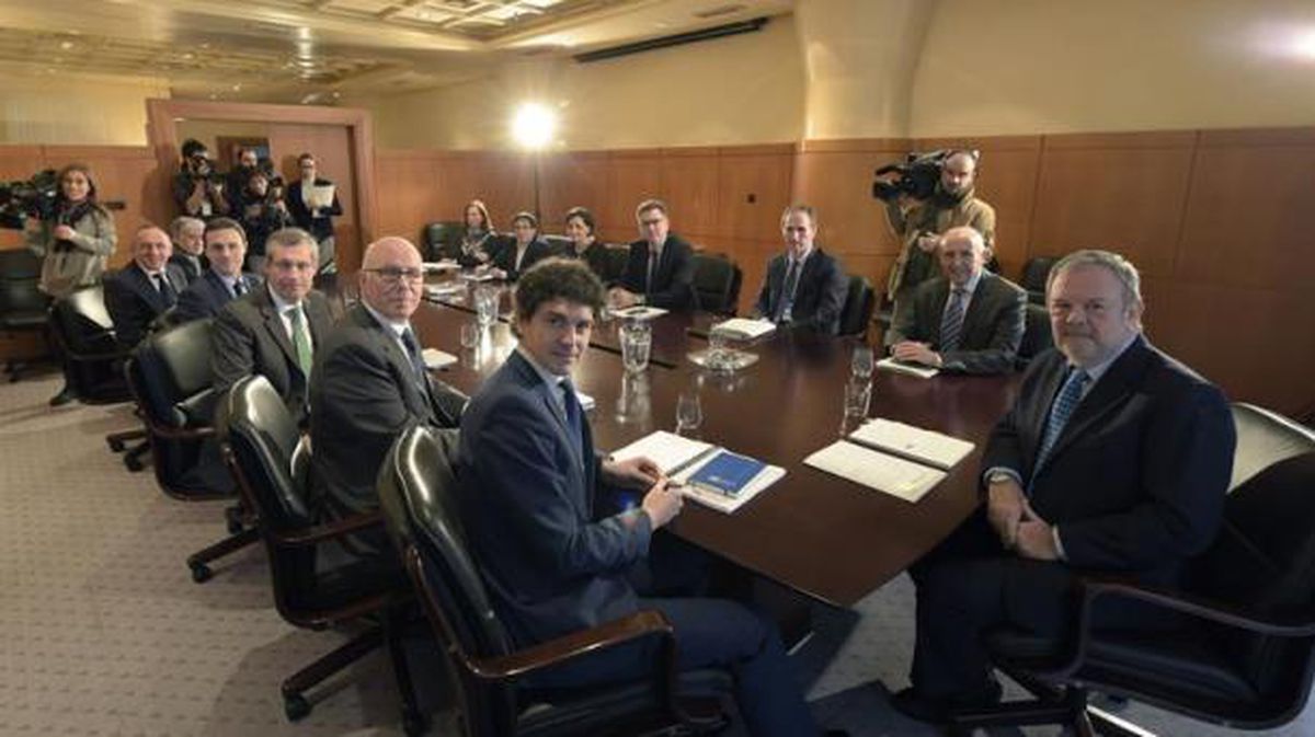 El Consejo Vasco, reunido en la reunión de febrero del año pasado.
