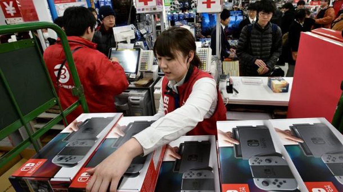 El precio de la nueva Nintendo Switch es de 330 euros. Foto: EFE
