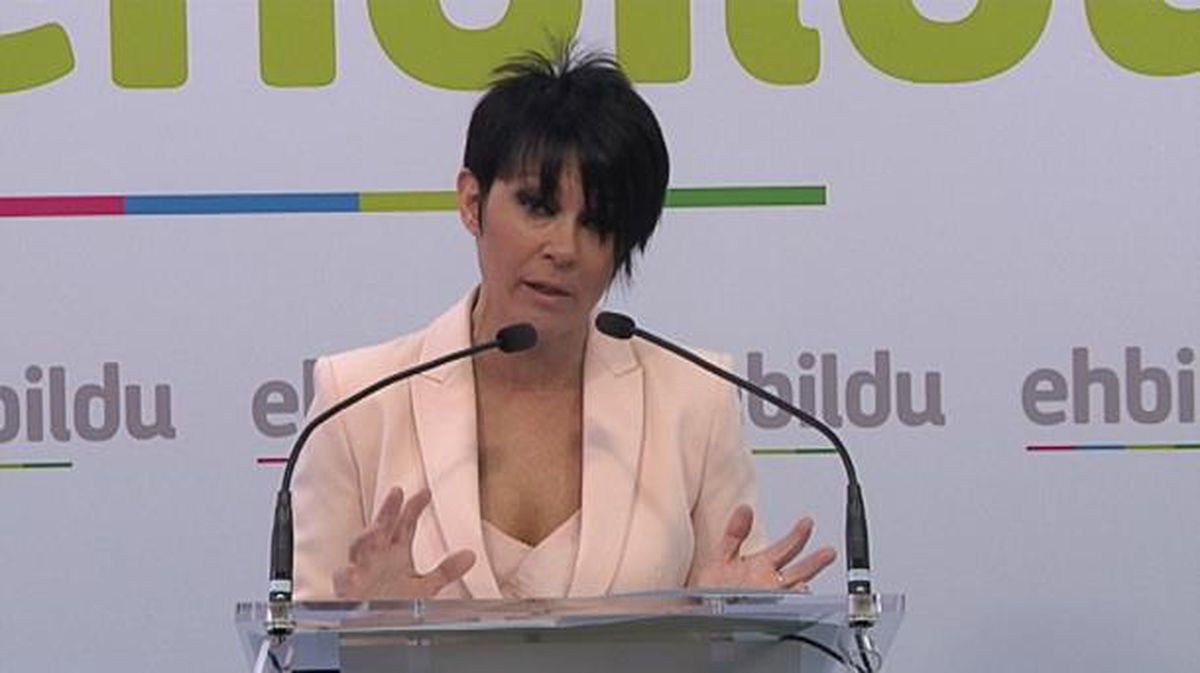 Maddalen Iriarte, portavoz de EH Bildu en el Parlamento Vasco. EiTB