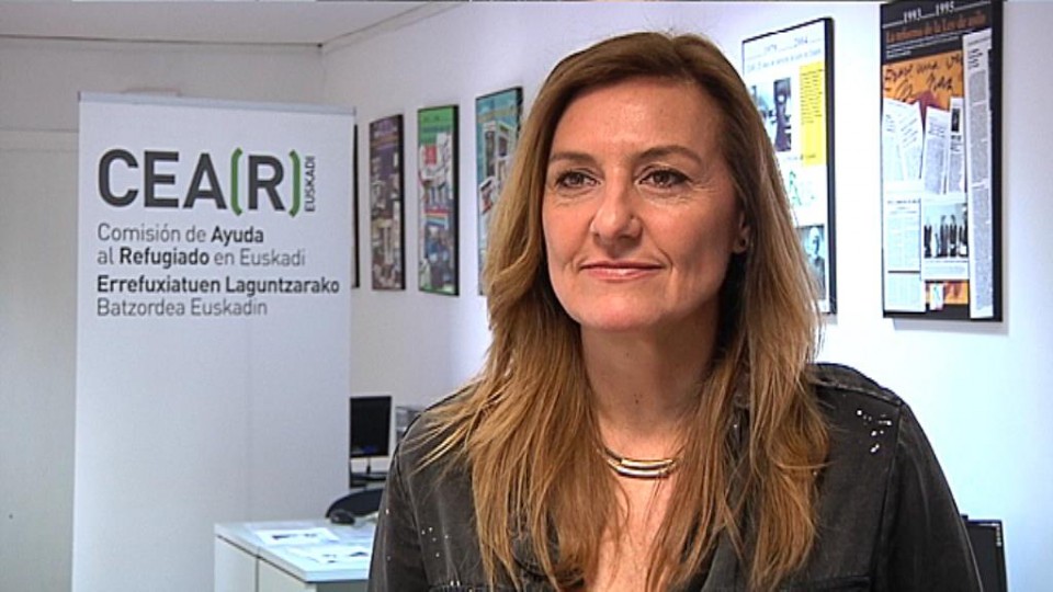 Patricia Bárcena, directora de CEAR Euskadi. Argazkia: EiTB