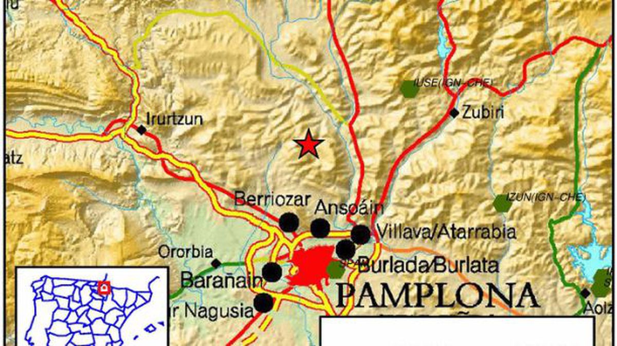 Cuarta réplica del terremoto, con un temblor de 1,6 en Zubiri