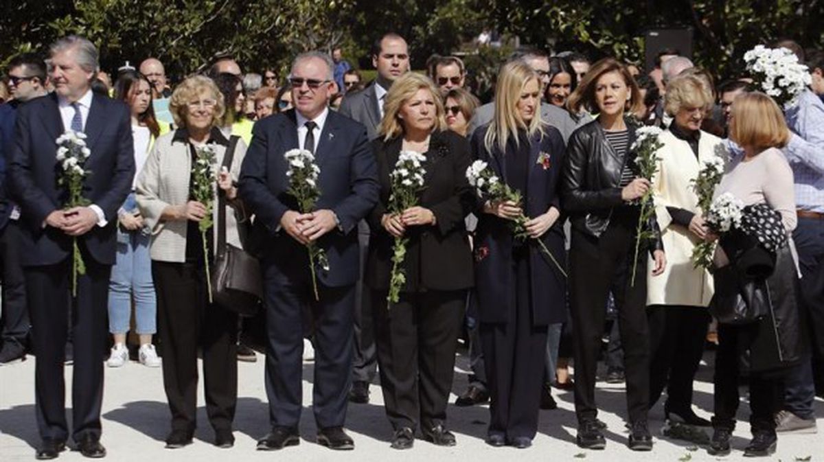 Imagen del homenaje a las víctimas del 11M. EFE