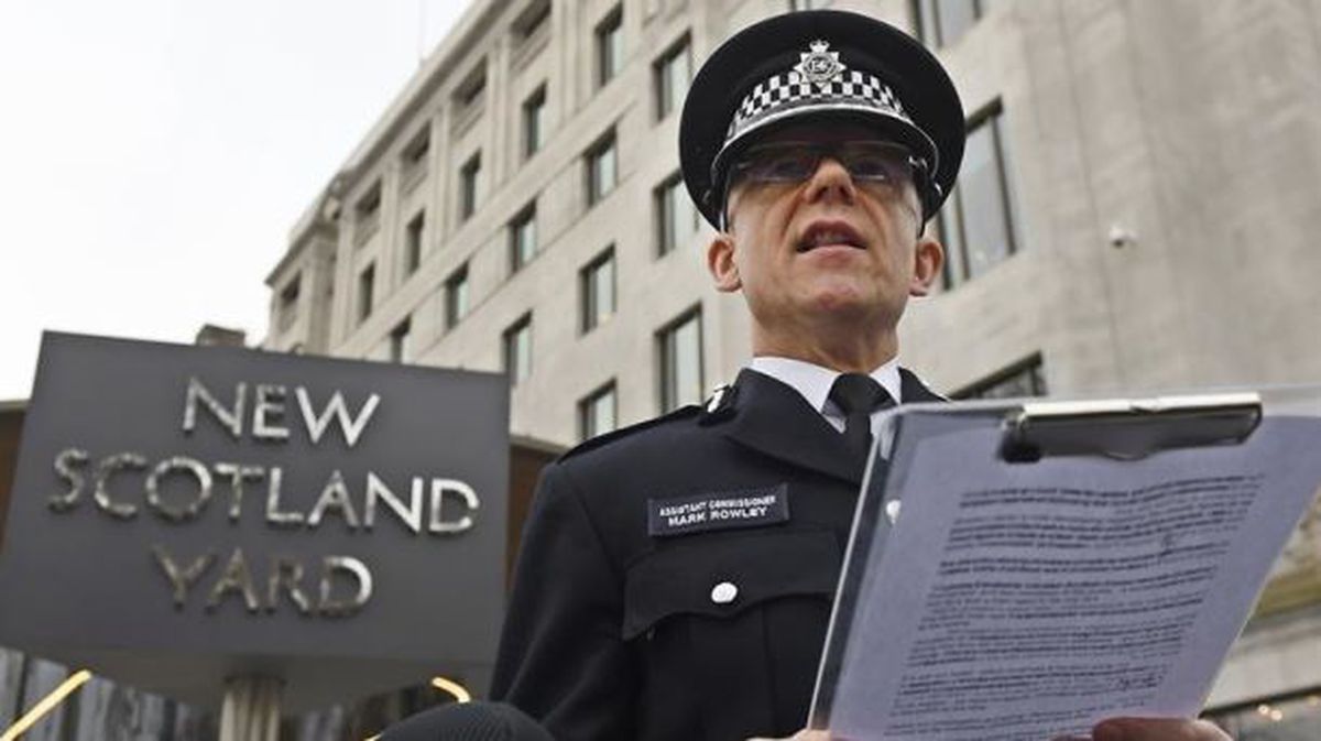 Mark owley Scotland Yarden terrorismoaren aurkako unitataren burua. Argazkia: EFE
