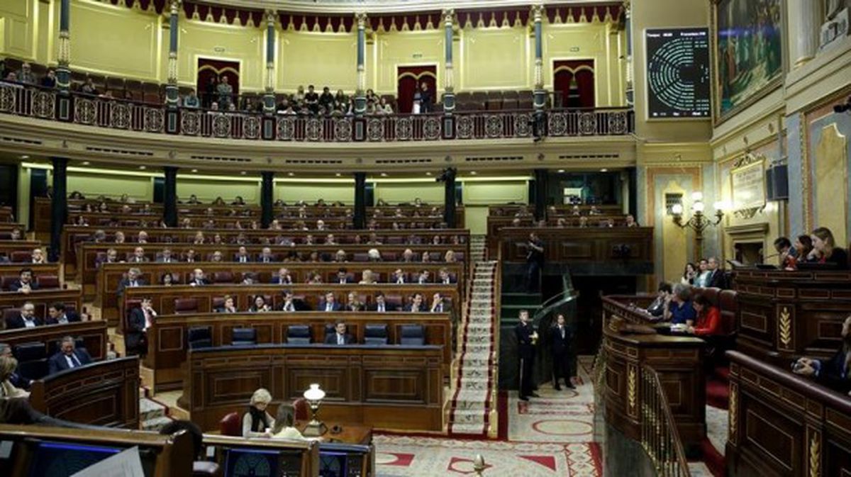 El pleno del Congreso. Foto: EFE