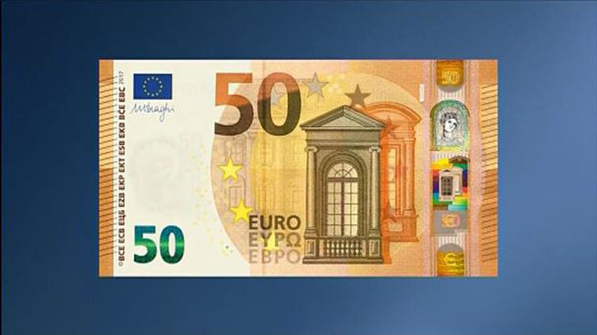 Nuevo billete de 50 euros. 