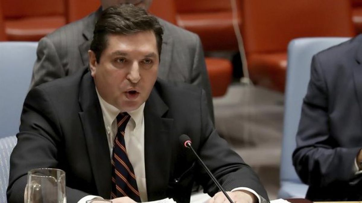 El representante de Rusia ante la ONU, Vladimir Safronkof. Foto: Efe