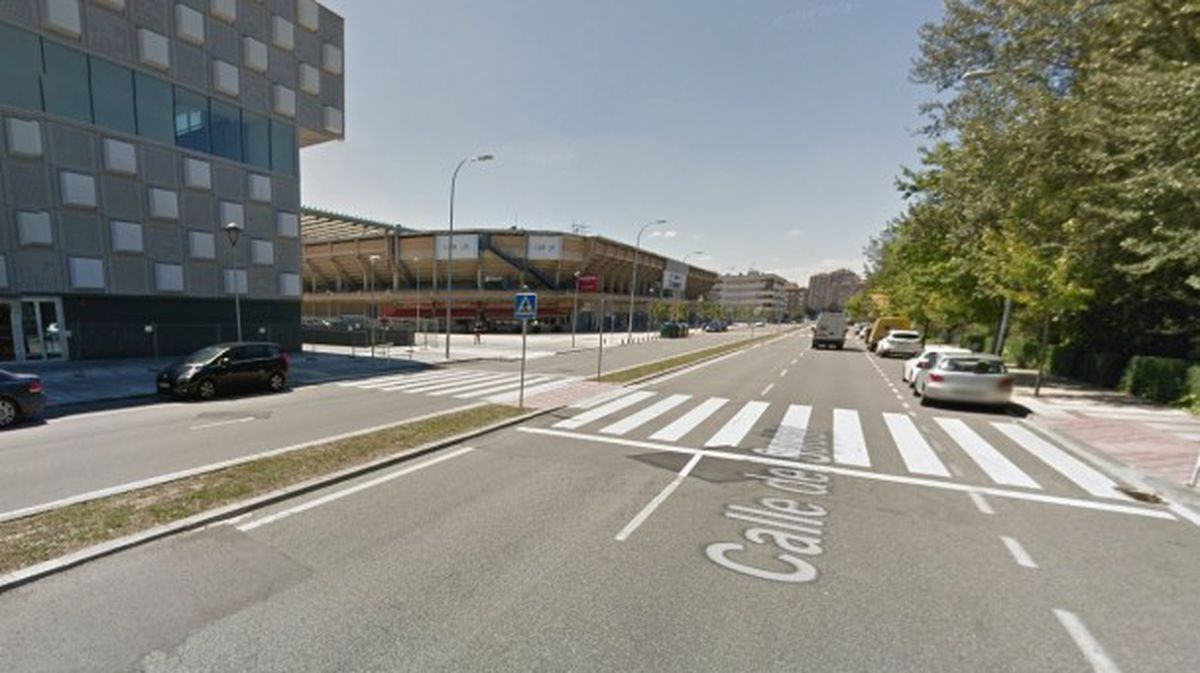Paso de peatones en el que ha tenido lugar el atropello. Foto: Google Maps