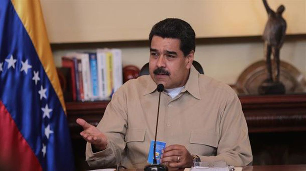 Maduro ha alertado de "un intento de golpe de Estado orquesado desde EE. UU.". Foto: Efe. 