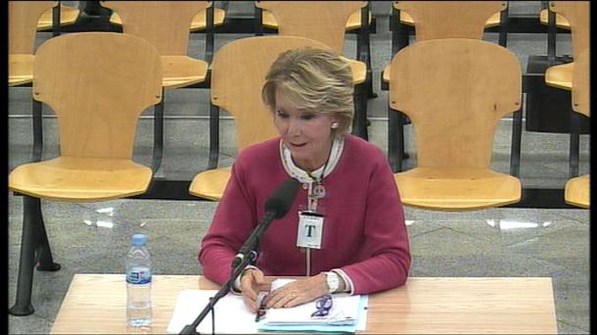 La portavoz del PP en el Ayuntamiento de Madrid ha declarado como testigo. Foto: Efe. 