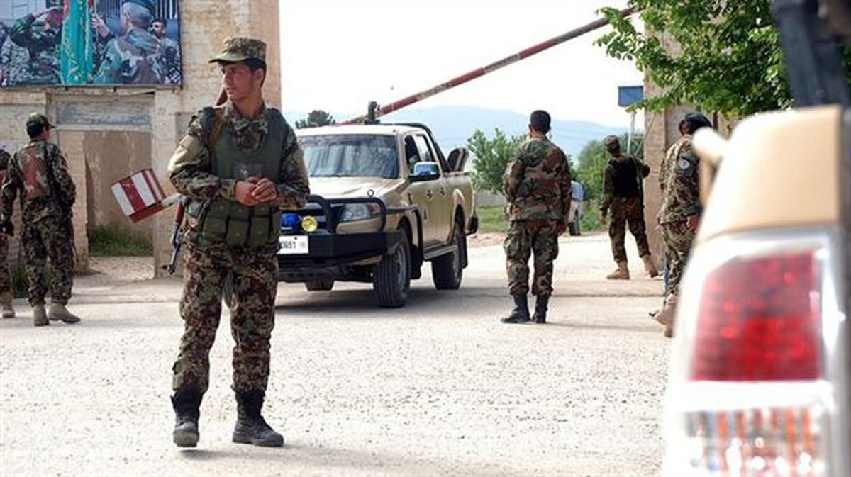 Ataque a un cuartel del Ejército de Afganistán. Foto: EFE