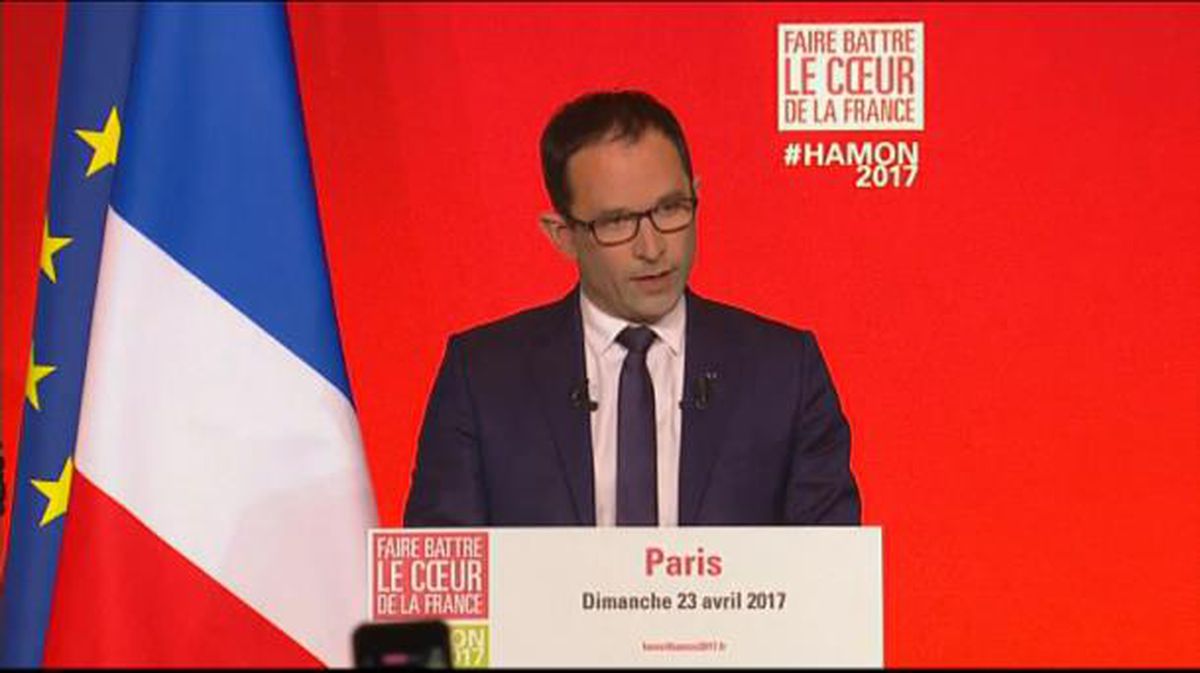 Benoît Hamon sozialistak hauteskundeetako porrota onartu du dagoeneko