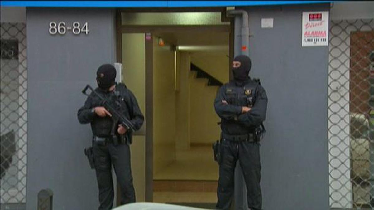Imagen de archivo de una operación contra el terrorismo yihadista en Barcelona. 