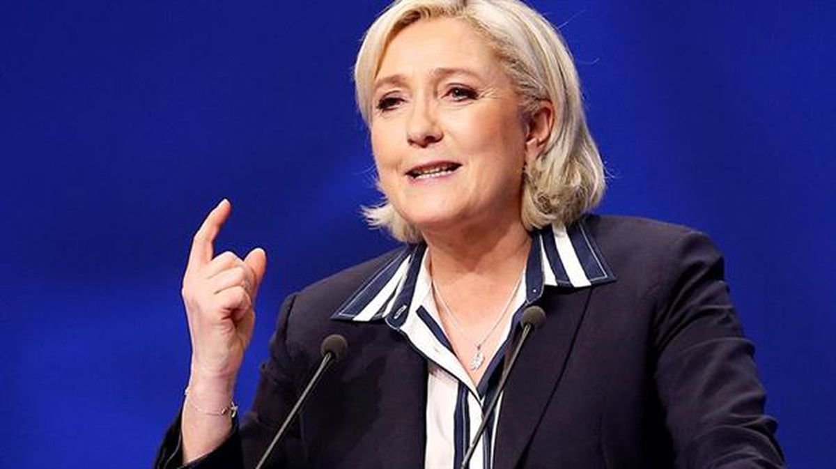 Marine Le Pen, candidata del Frente Nacional en las presidenciales de Francia. Foto: EFE