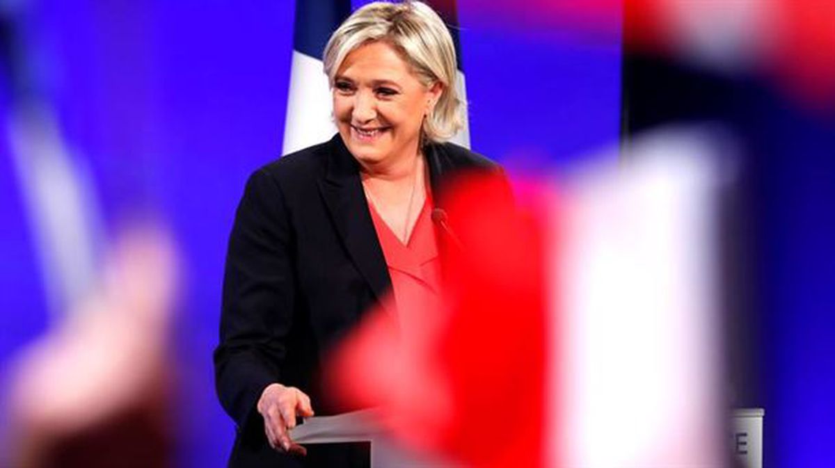 Marine Le Pen, hautagai ultraeskuindarra. Argazkia: EFE