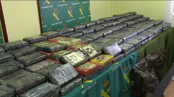 Incautados 500 kilos de cocaína valorados en 40 millones de euros