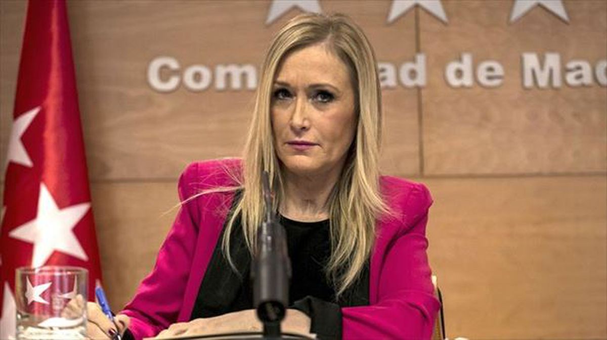 La presidenta de la Comunidad de Madrid, Cristina Cifuentes (PP). Foto: EFE