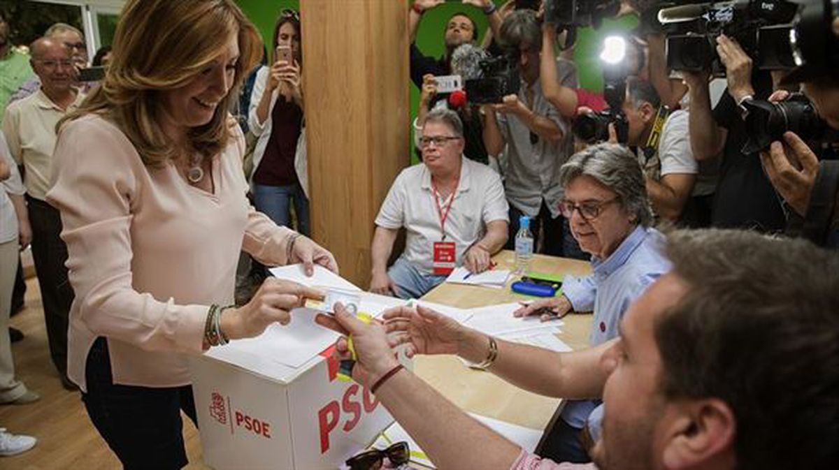 'PSOE altxatzeko' bozkatzera joateko deia egin du Susana Diazek