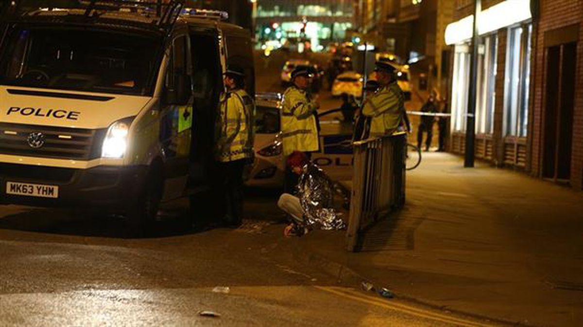La explosión se ha producido en el exterior del Manchester Arena. Foto: EFE