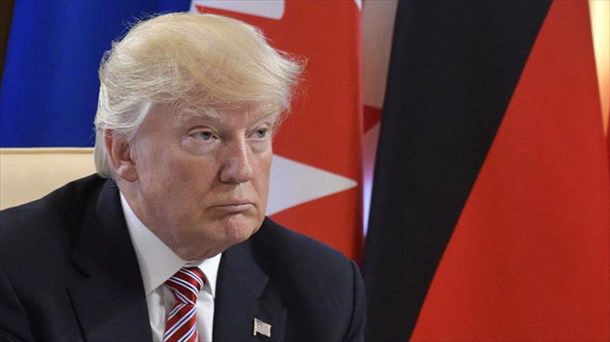 Donald Trump AEBko presidentea G7aren goi-bileran. Argazkia: EFE