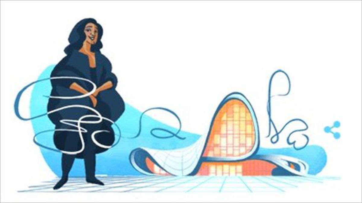 El Google Doodle en homenaje a Zaha Hadid