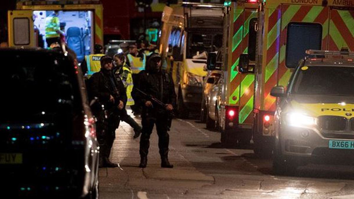 Diez muertos y 48 heridos tras dos ataques en Londres. Foto: EFE