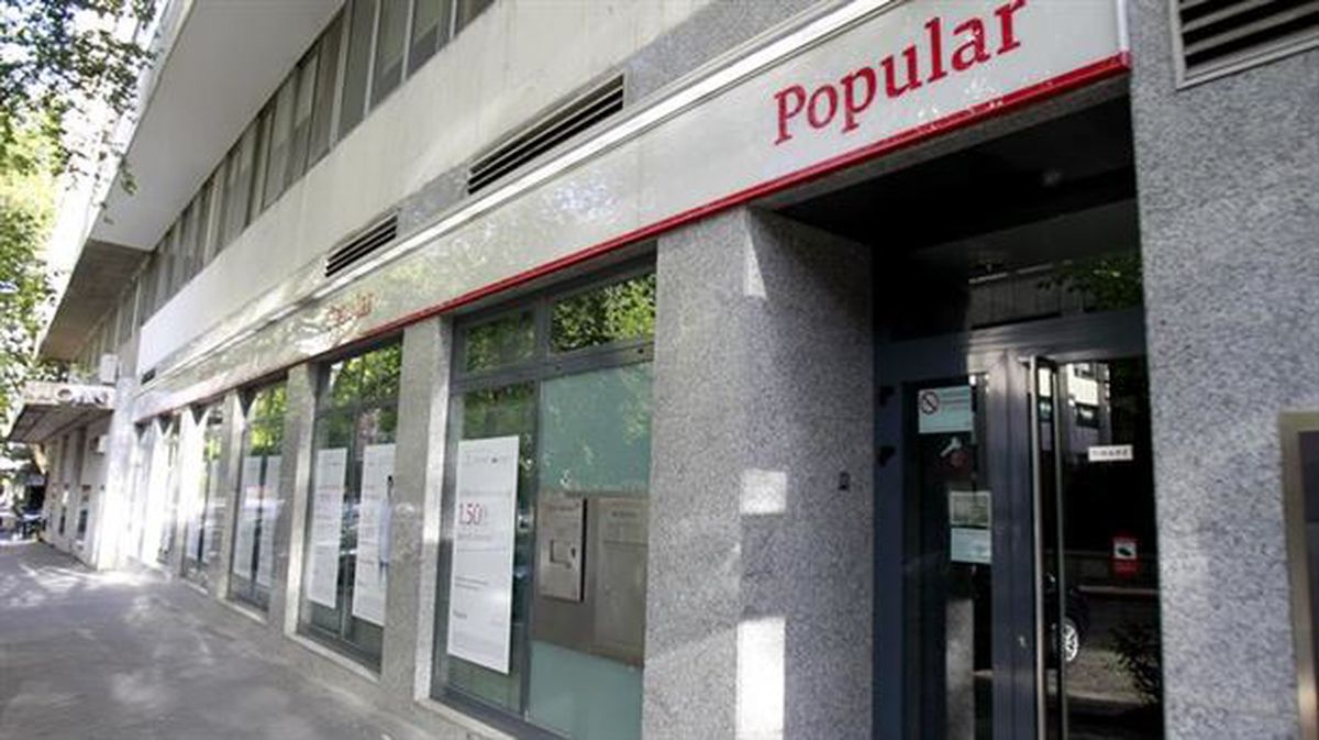 Una oficina de Madrid del Banco Popular. Foto: EFE