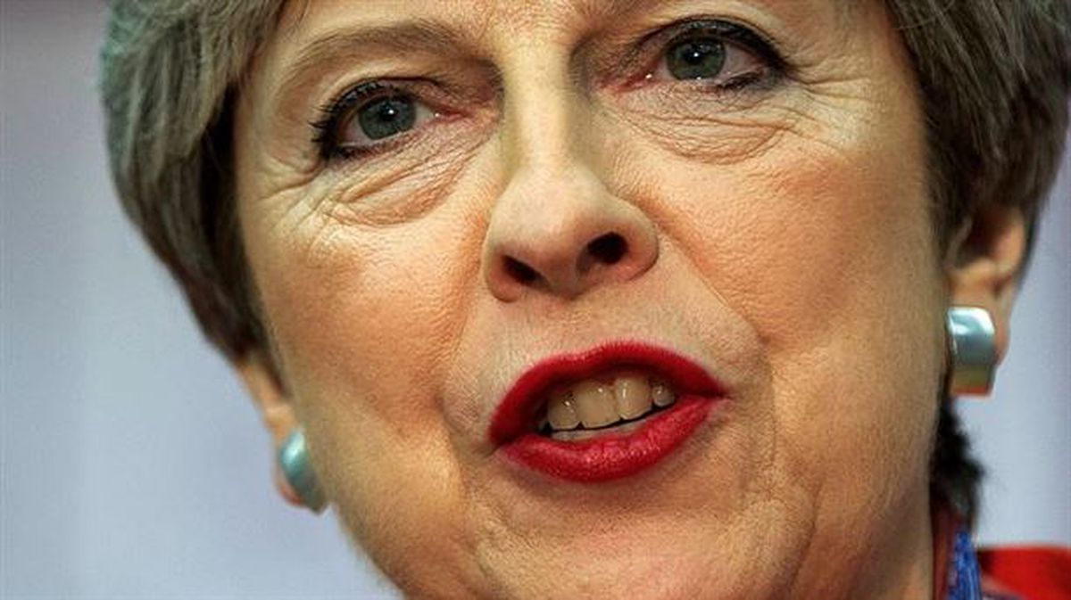 La primera ministra de Reino Unido, Theresa May. FOto: Efe