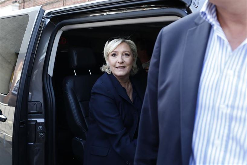 Marine Le Pen Fronte Nazionala (FN) alderdi ultraeskuindarreko burua. Argazkia: Efe