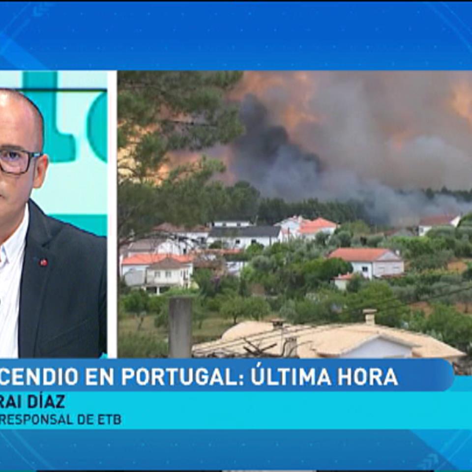 Un hidroavión se estrella en el perímetro del incendio de Portugal