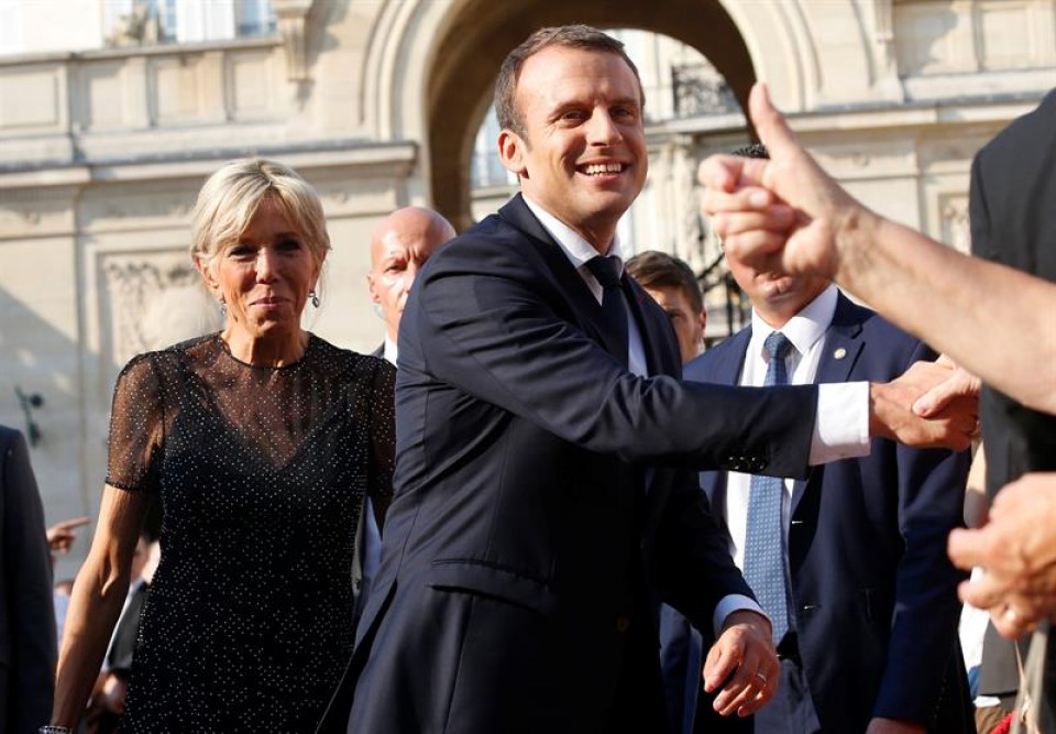 Emmanuel Macron Frantziako presidentea. Argazkia: Efe
