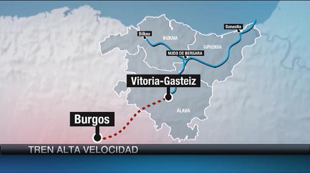 Denuncia del impacto del trazado de tren de alta velocidad Miranda-Vitoria