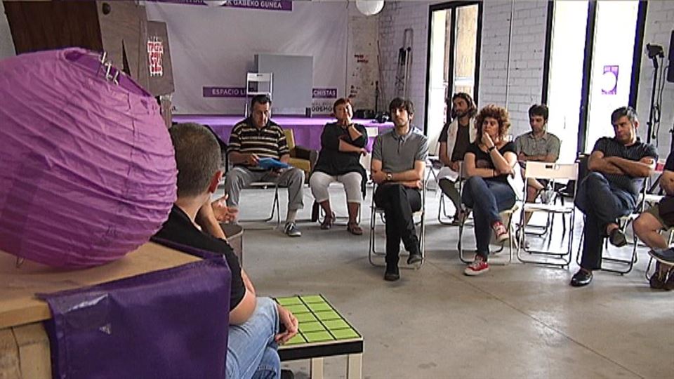 Podemos Euskadi ha celebrado una jornada de debate en Bilbao. Foto: EiTB