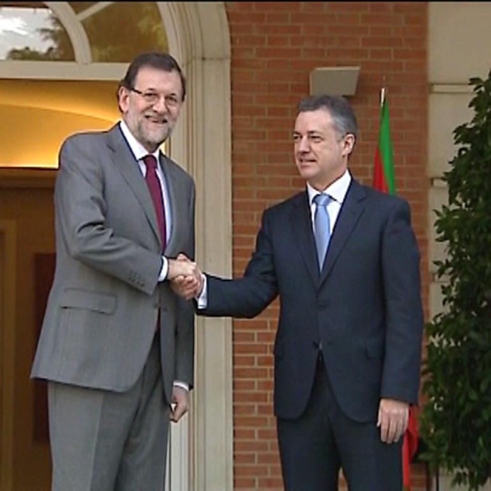 Urkullu se reúne con Rajoy y le traslada su programa de Gobierno 