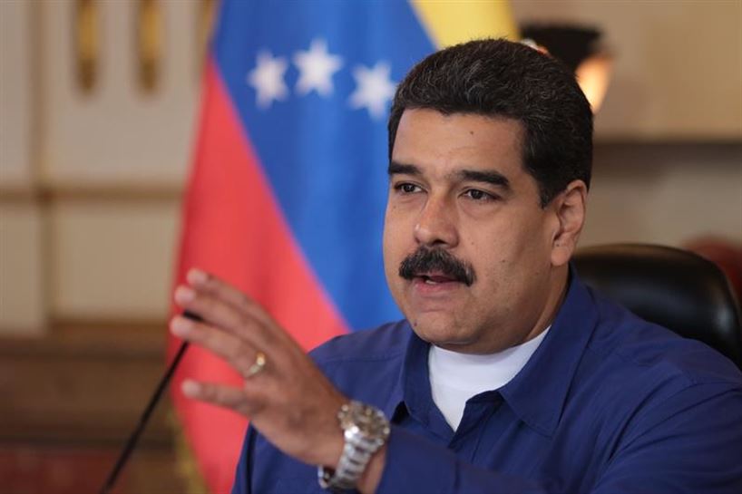 Nicolas Maduro, artxiboko irudian. Argazkia: EFE.