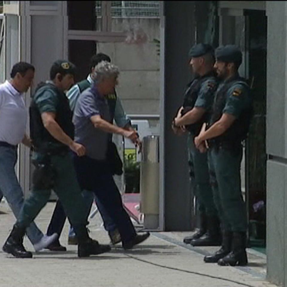 Villar, detenido por la Guardia Civil. Foto: Efe
