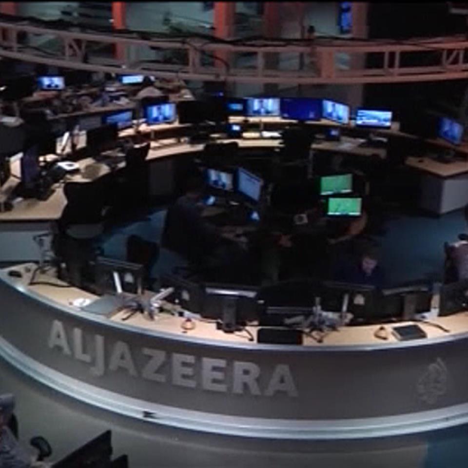 Al Jazeera telebista-kateak Jerusalemen dituen bulegoak. Argazkia: EFE
