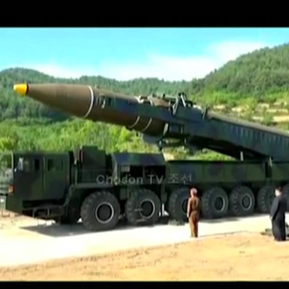 Misil intercontinental de Corea del Norte. EFE