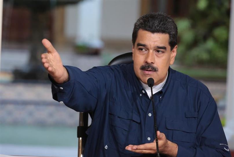 Nicolas Maduro artxiboko argazki batean. Efe.