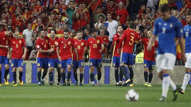 Selección de España de Fútbol. Foto: EFE